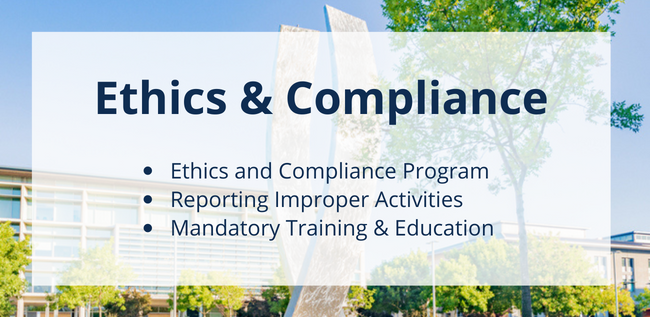 Ethics and Compliance Program, Reporting Improper Activities, Mandatory Training